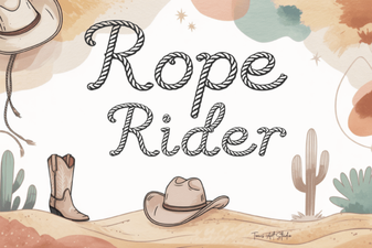 Rope Rider Font: Creative Design & Typography Projects