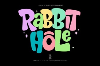 Rabbit Hole Font: a Typographic Exploration Guide