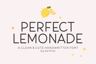 The Perfect Lemonade Font for Fresh Designs