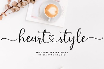 Heart Font Design Styles & Projects